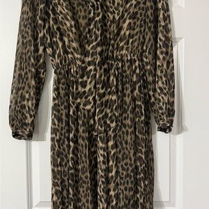 Banana Republic Leopard Print Dress